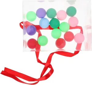 Kisangel 6 Sets Pong Ball Box Shake Game Props - Interactive Party Game Supplies for Adults, Wedding Activities, Clubs, and Educational Use