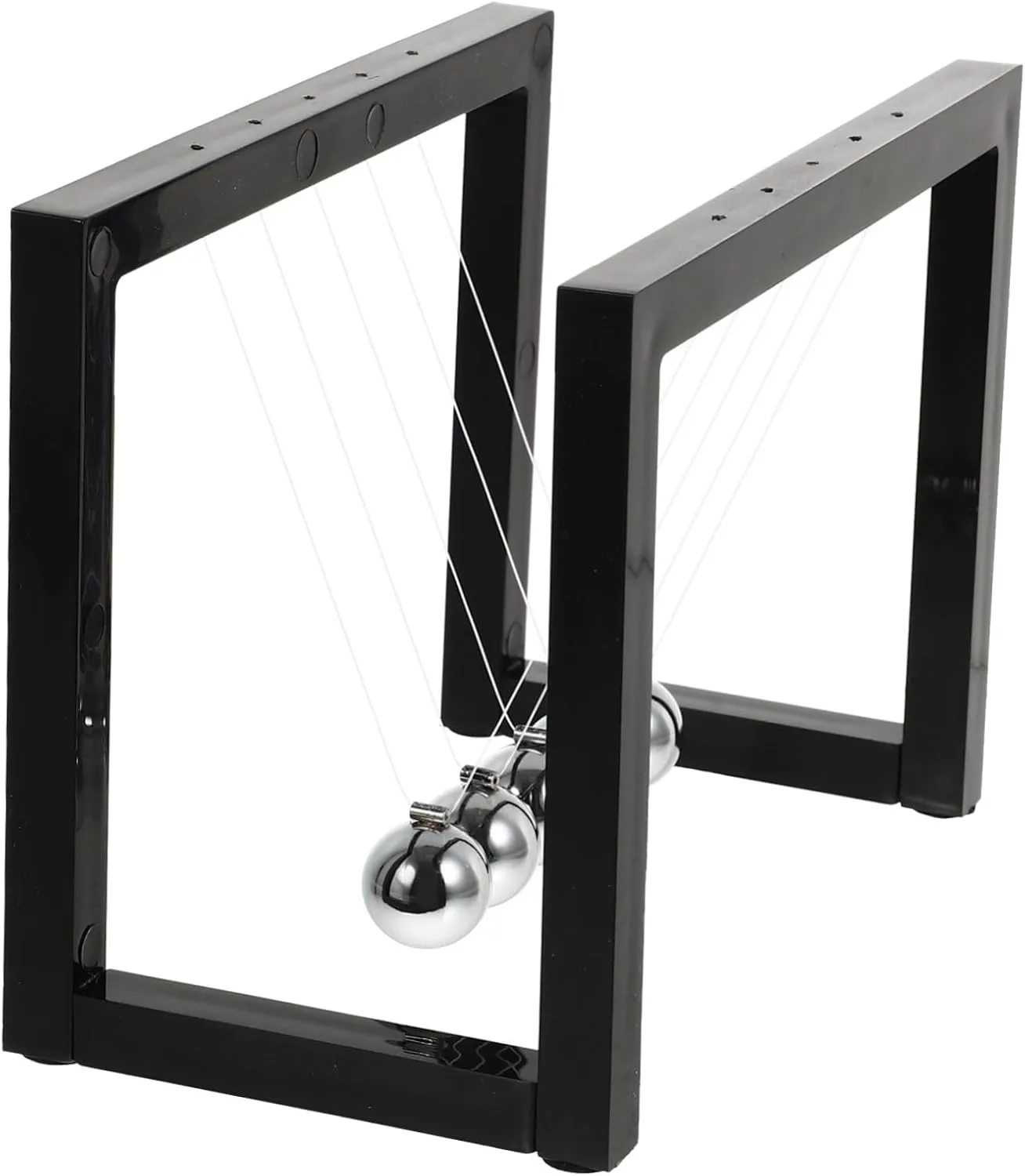 Kisangel Creative Swing Balance Ball Newton Cradle Decor for Desk Table Physics Adornment for Classroom Office Decoration Engaging Educational Present