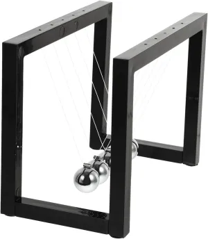 Kisangel Creative Swing Balance Ball Newton Cradle Decor for Desk Table Physics Adornment for Classroom Office Decoration Engaging Educational Present