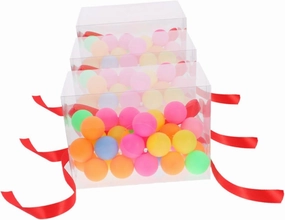 Kisangel 3 Sets Funny Party Activities for Indoor and Outdoor Gatherings for Weddings Birthdays Christmas Carnival Engage Pong Ball Challenge Fun