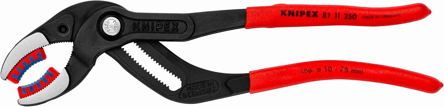 KNIPEX - 81 11 250 Tools - Pipe Gripping Pliers With Replaceable Plastic Jaws (8111250)