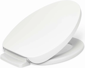 KOHLER 10349-0 PureWarmth Heated Quiet-Close Elongated Toilet Seat, Soft Close Toilet Seat for Standard Toilets, Slow Close, White