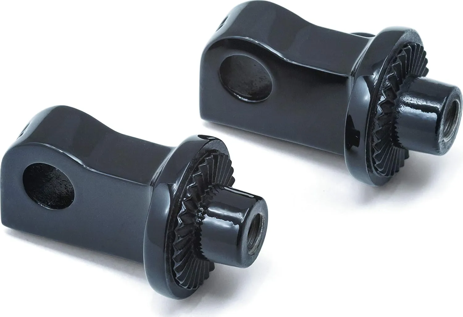 Kuryakyn Splined Peg Adapters for XL, Gloss Black