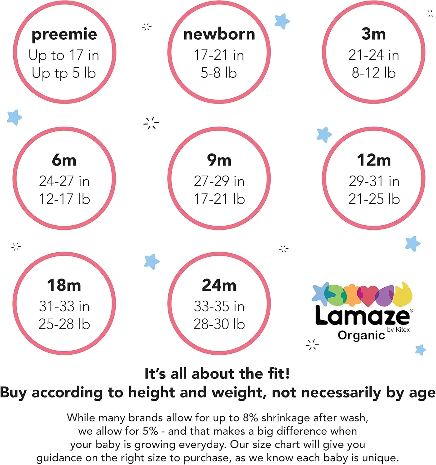 Lamaze Baby Girls' Footed Sleeper, Sleep N Play