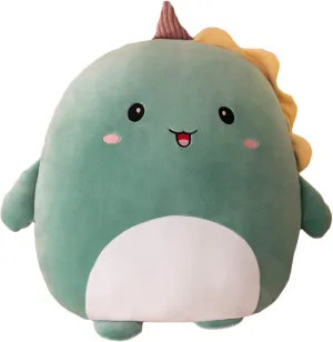 lannery Dinosaur Plush Pillow, Kawaii Dinosaur Stuffed Animal Toy Dinosaur Plushies Soft Cartoon Animal Plush Hugging Pillow Gifts for Room Decor, 16 inch