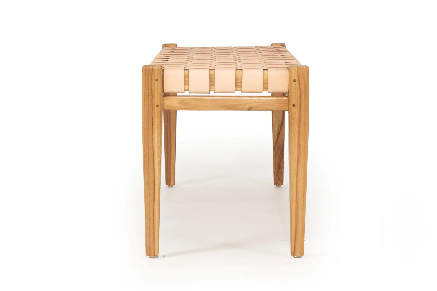 Leather Strap Bench