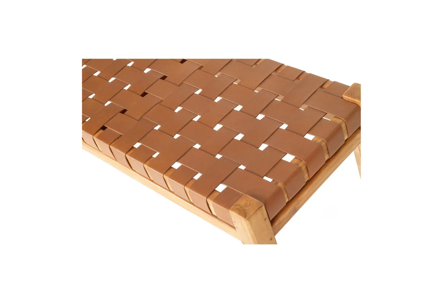 Leather Strap Bench