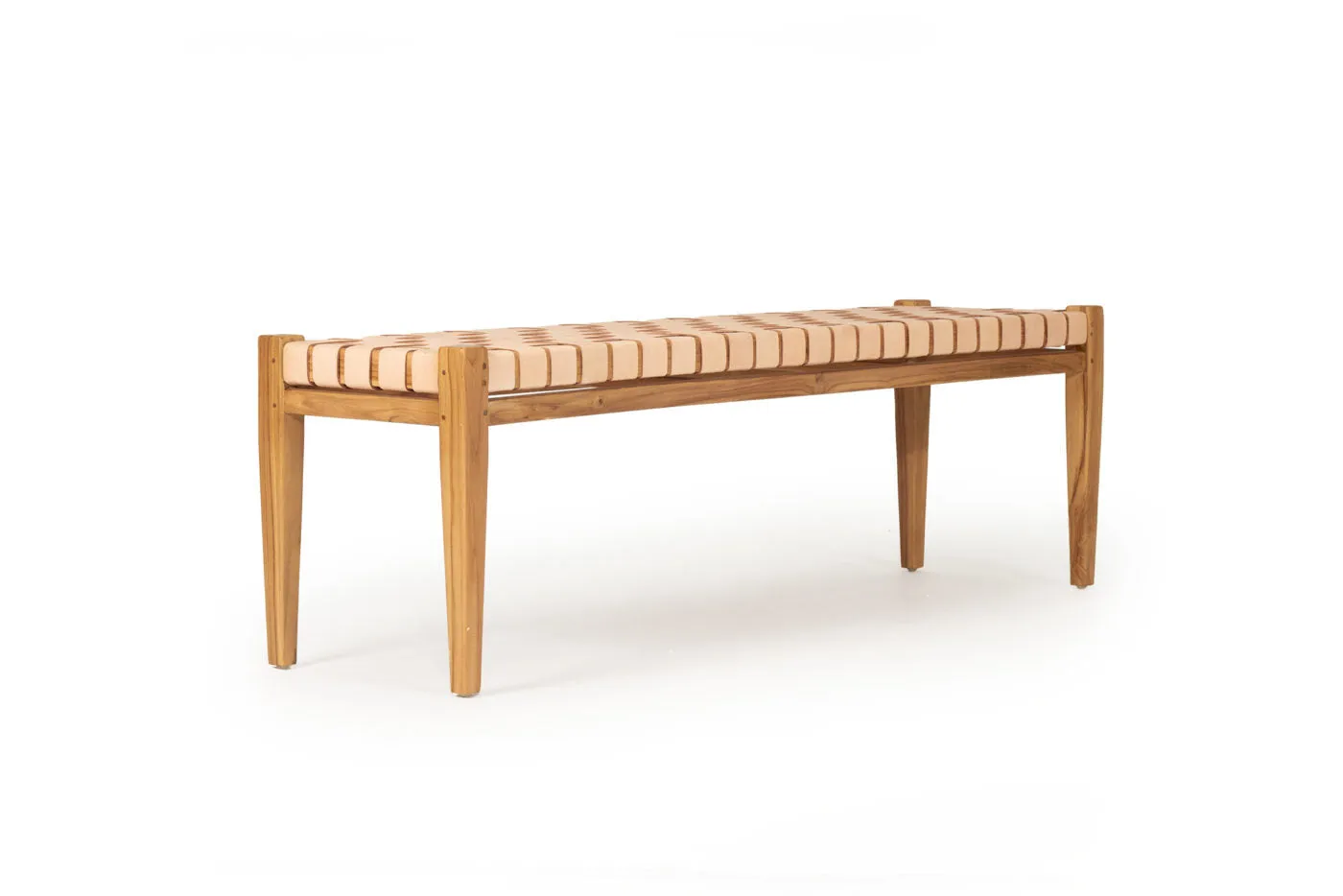 Leather Strap Bench