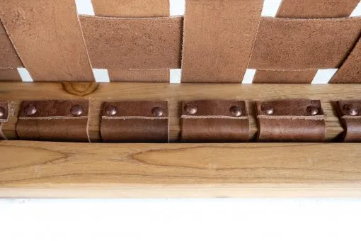 Leather Strap Bench