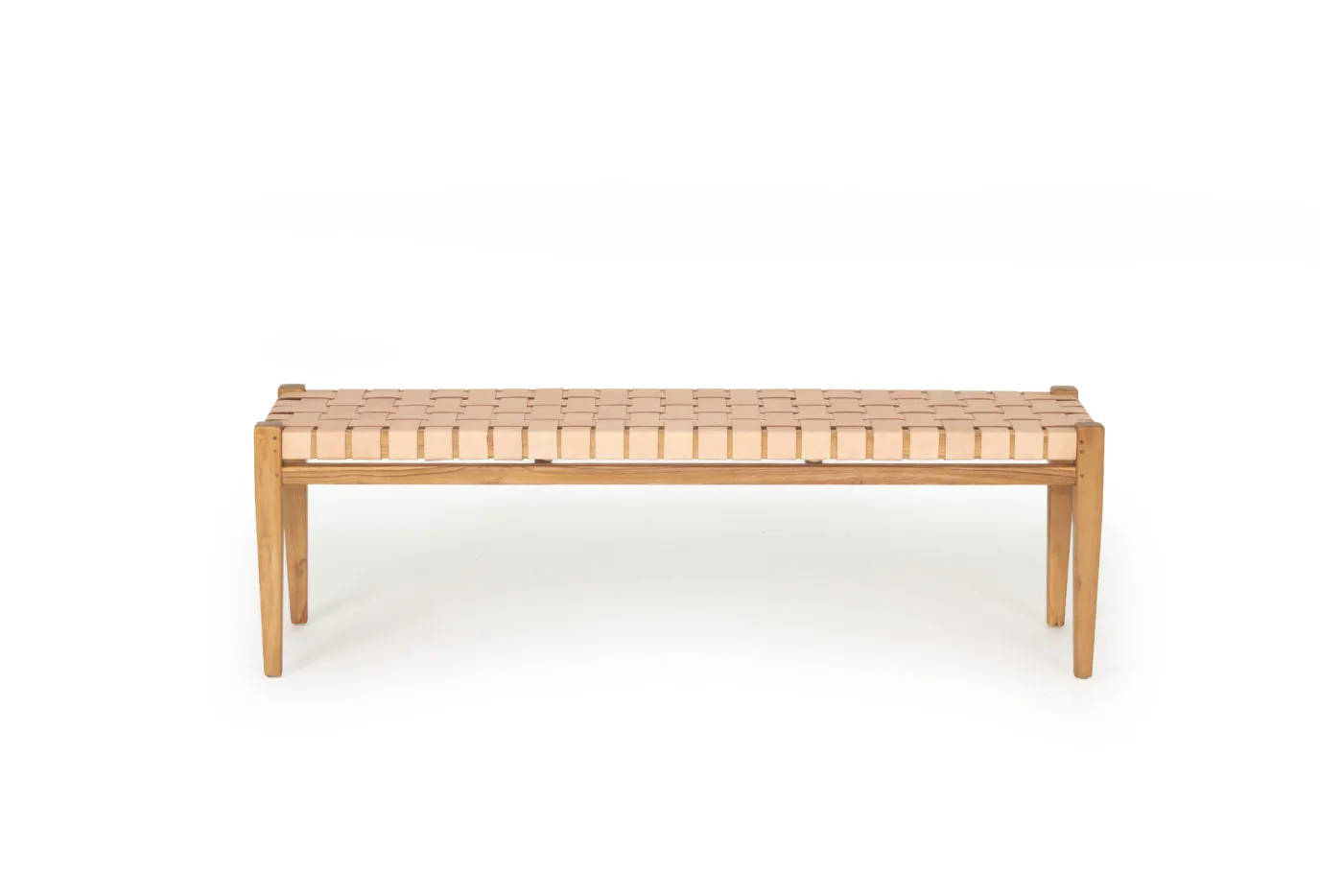 Leather Strap Bench