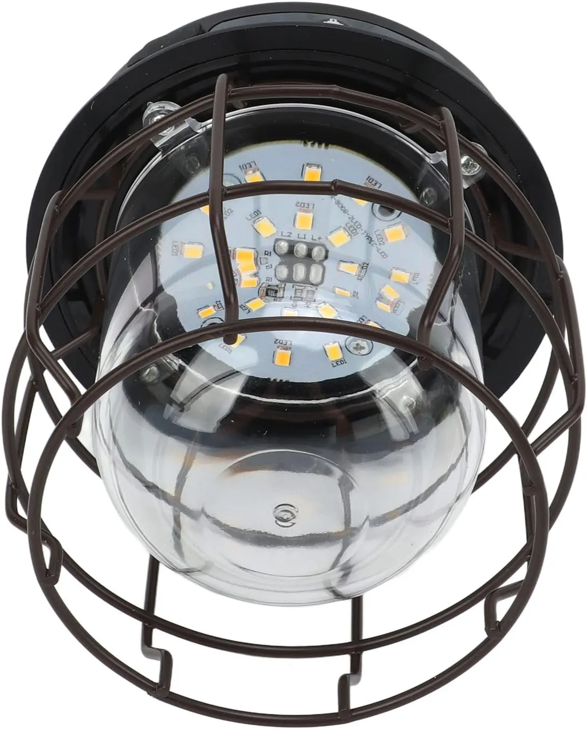 LED Camping Lantern Retro Style Portable Outdoor Rechargeable Lights Emergency for Camping American Beautiful Practical (Black)