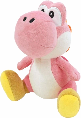Little Buddy 1218 Super Mario All Star Collection Pink Yoshi Plush, 7"