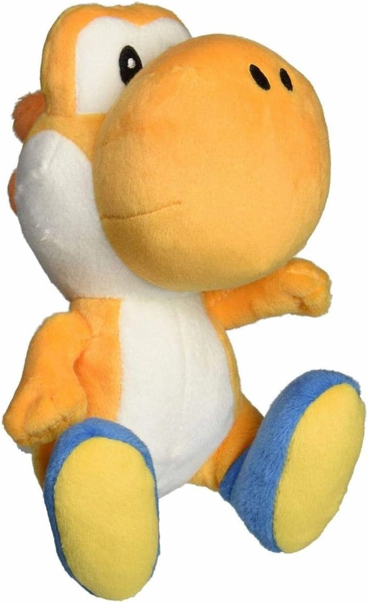 Little Buddy 1390 Super Mario All Star Collection 7" Orange Yoshi Plush