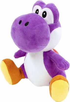Little Buddy 1391 Super Mario All Star Collection 7" Purple Yoshi Plush