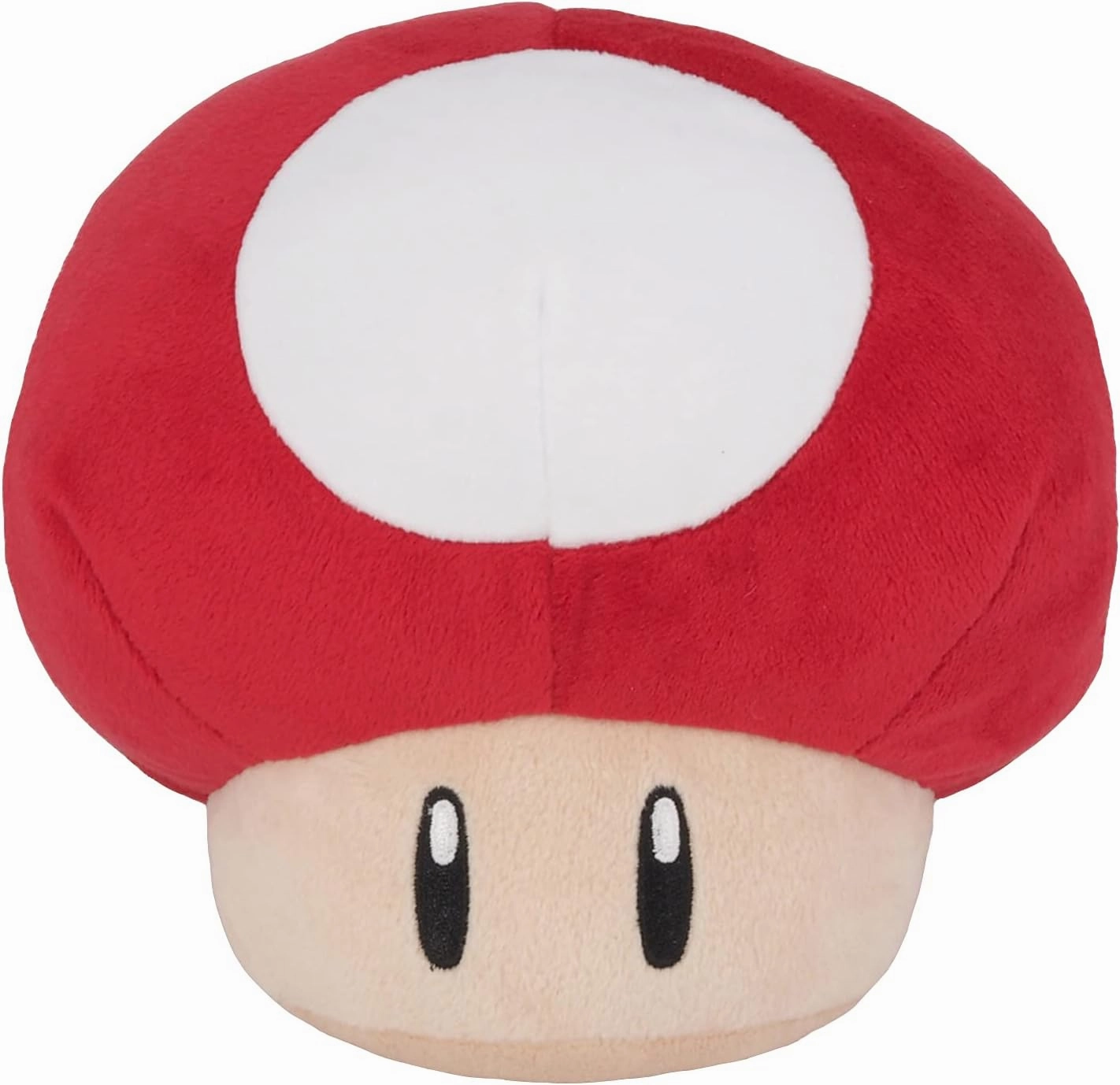 Little Buddy 1820 Super Mario All Star Collection Super Mushroom 6" Plush,Red