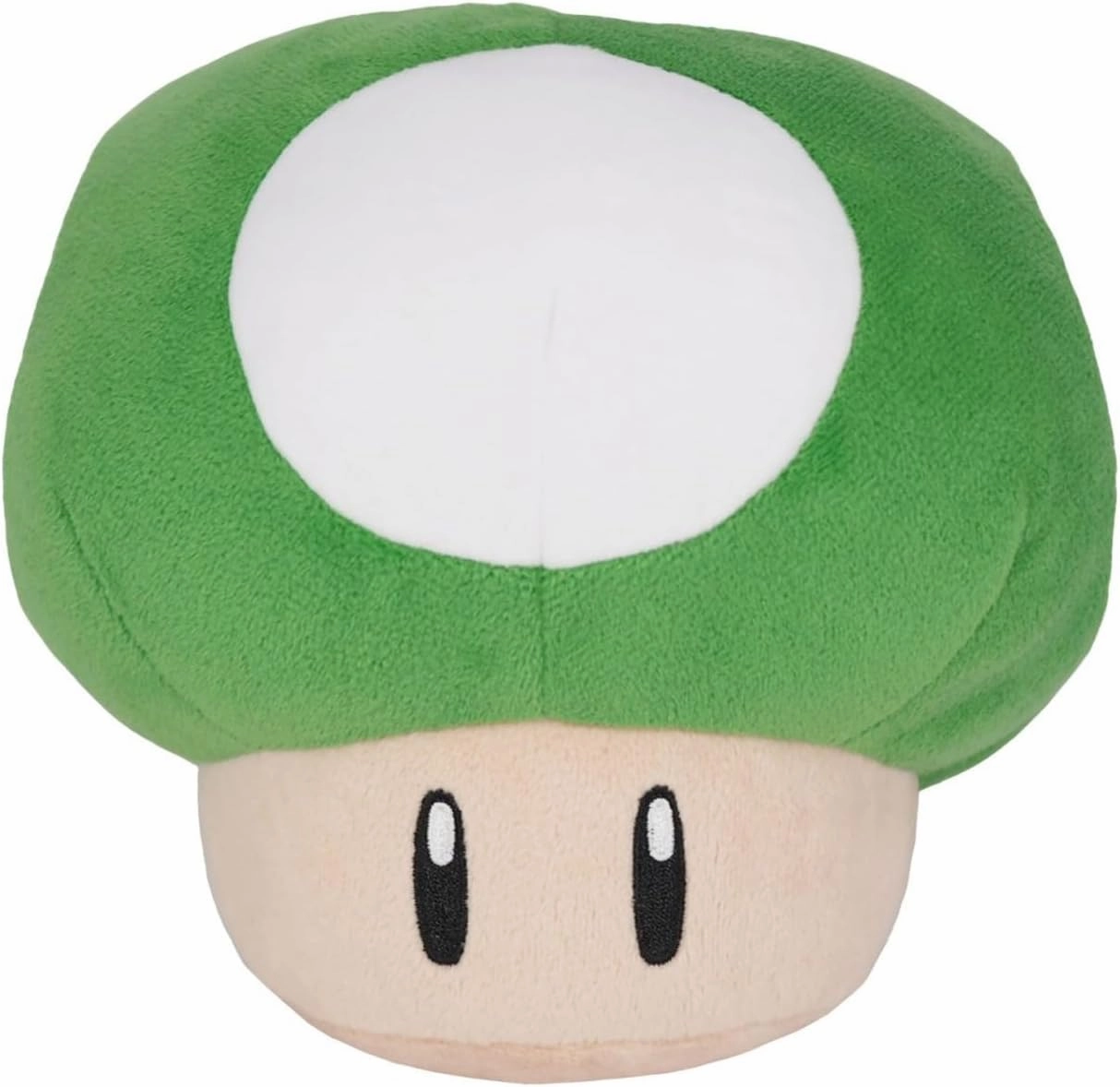 Little Buddy 1821 Super Mario All Star Collection 1-Up Mushroom 6" Plush,Green