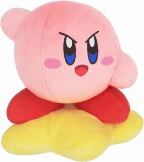 Little Buddy 1979 Kirby Adventure All Star Collection: Kirby Warp Star Plush, 6"