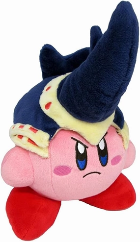 Little Buddy Kirby's Adventure All Star Collection Kirby Beetle Stuffed Plush, 7""", Multicolor
