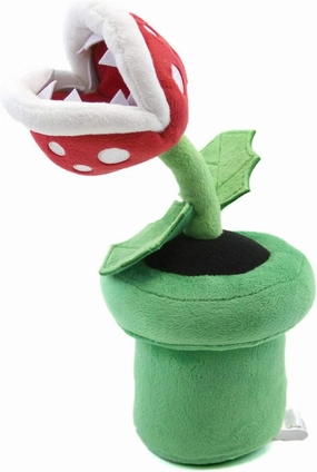 Little Buddy Super Mario All Star Collection 1594 Piranha Plant Stuffed Plush, 9", 156 months to 180 months