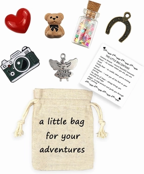 LUOKIFUR Adventurous Little Bag Souvenir Gift for Those Who Love Travel and Adventure Inspirational Gift (Adventures)