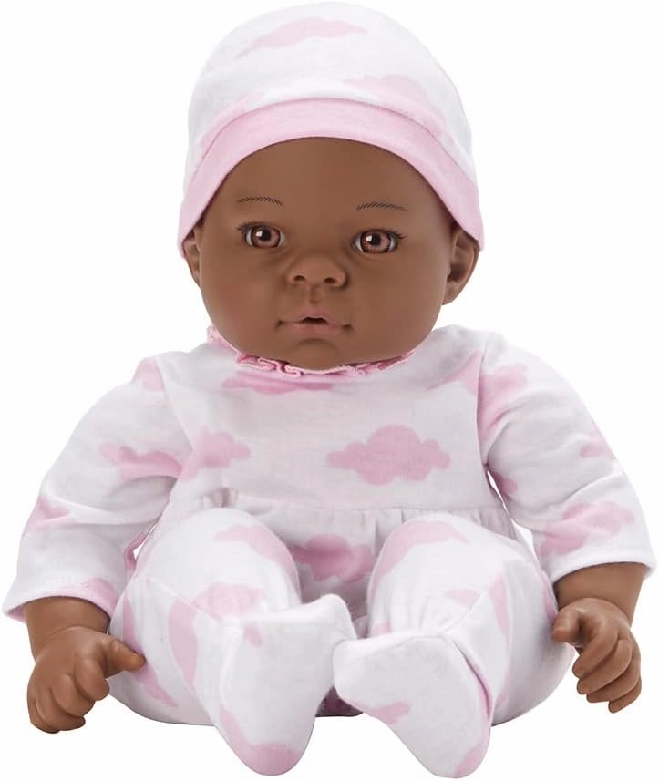 Madame Alexander 16-Inch Lee Middleton Newborn Baby Doll, Pink Cloud, Dark Skin Tone