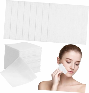 MAGICLULU 400pcs Dual Sided Makeup Pads Non-Woven Fabric Face Cleaning Tool for Gentle Makeup Removal Portable for Daily Use Soft and Absorbent for