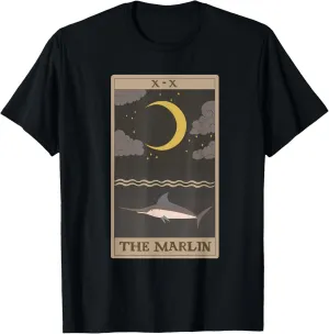 Marlin Fish Cute Marlin Fish Tarot Card T-Shirt
