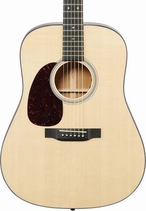 Martin D-16E 16 Series Left-Handed Acoustic-Electric Guitar, Natural w/Soft Case
