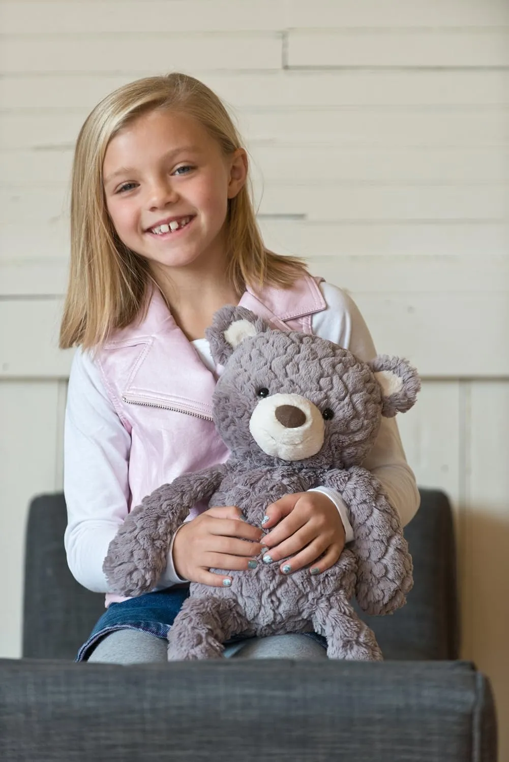Mary Meyer Putty Bear Large Teddy Bear Soft Toy, Grey