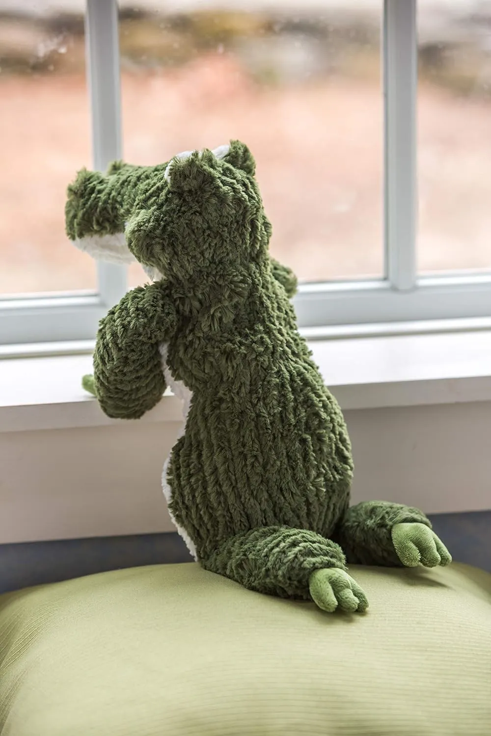 Mary Meyer Stuffed Animal Cozy Toes Soft Toy, 17-Inches, Alligator