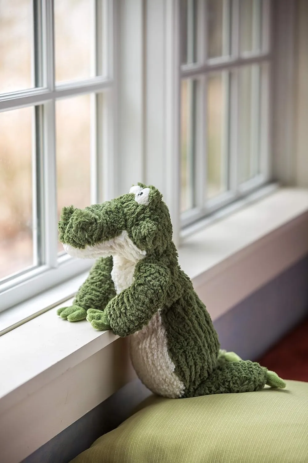 Mary Meyer Stuffed Animal Cozy Toes Soft Toy, 17-Inches, Alligator