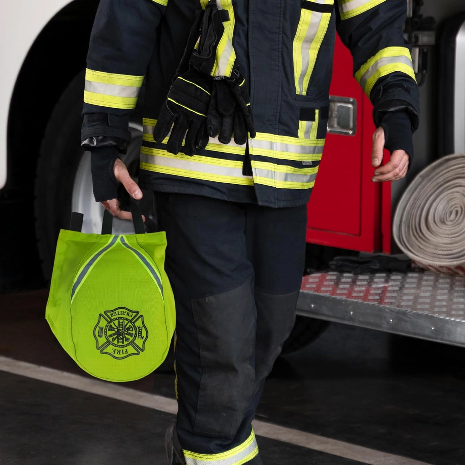 MELOTOUGH Firefighter Bag Fireman SCBA Air Respirator Storage Bag with Soft Lined
