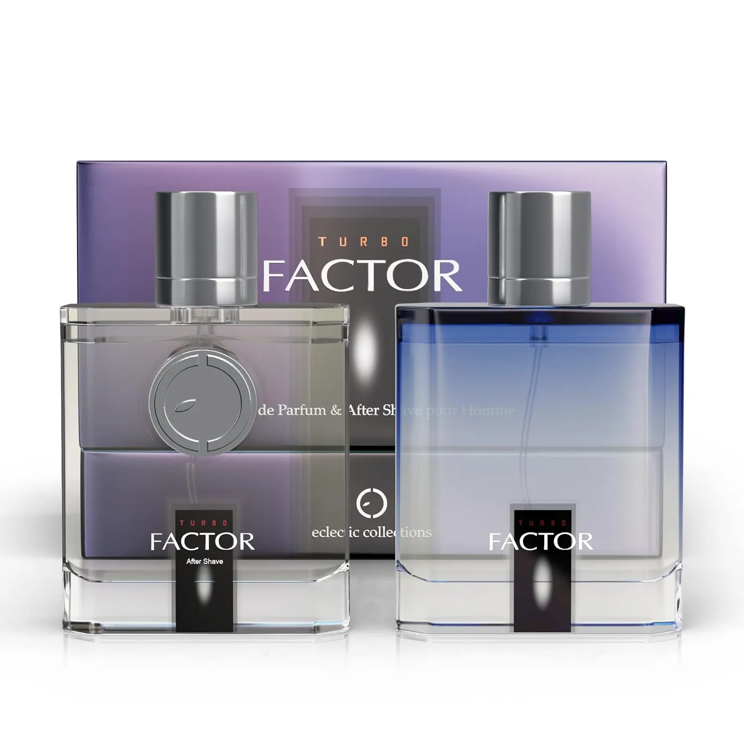 Men Perfume Gift Set - Eau de Parfum and After Shave - INSPIRED by I A ING Cologne for Men - Tangerine, Orange, Cranberry, Sandalwood - 100ml/3.4oz Each