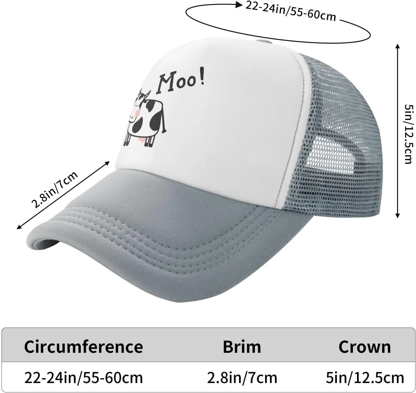 Mesh Dad Hat Adjustable Washed Panda Butterfly Baseball Dad Cap Funny Distressed Ball Trucker Cap