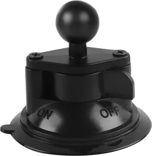 Metal Suction Cup Base for RAM B Size 1"/25mm Ball Mount, Twist-Lock Composite, Super Suction Power, Mount Accessories for Windshield, Window, Smooth Surface, etc.