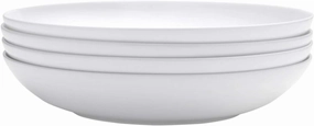 Mikasa Delray Bone China Pasta Bowl, Set Of 4, 9 inch, White