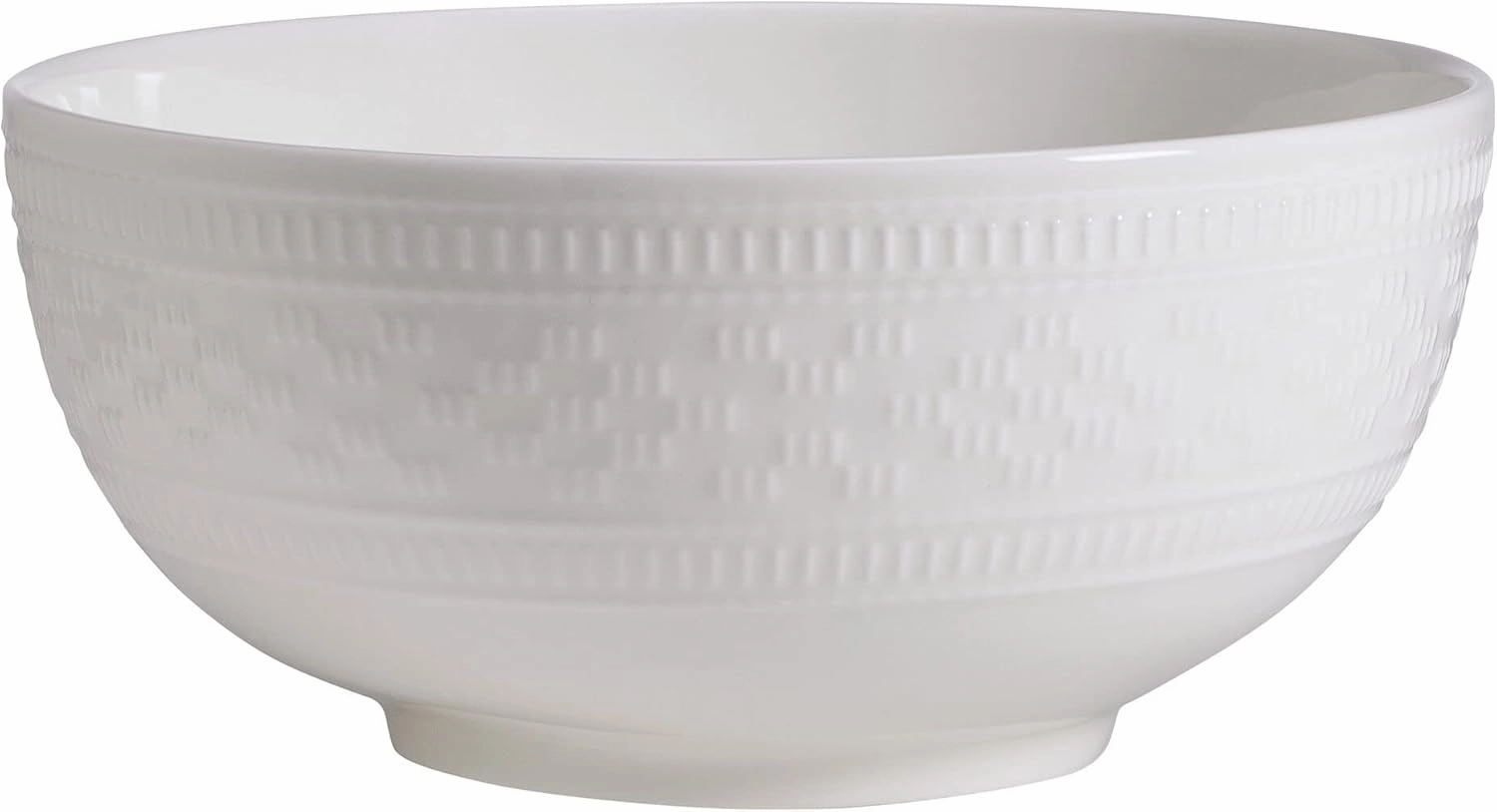 Mikasa Haven Bone China Lightweight Chip Resistant 12 Piece Dinnerware Set, Service for 4 White