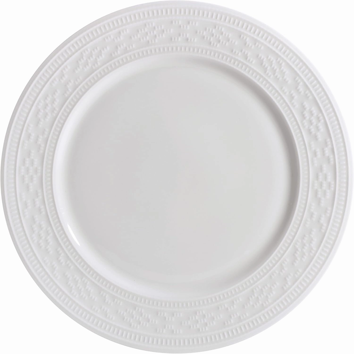 Mikasa Haven Bone China Lightweight Chip Resistant 12 Piece Dinnerware Set, Service for 4 White
