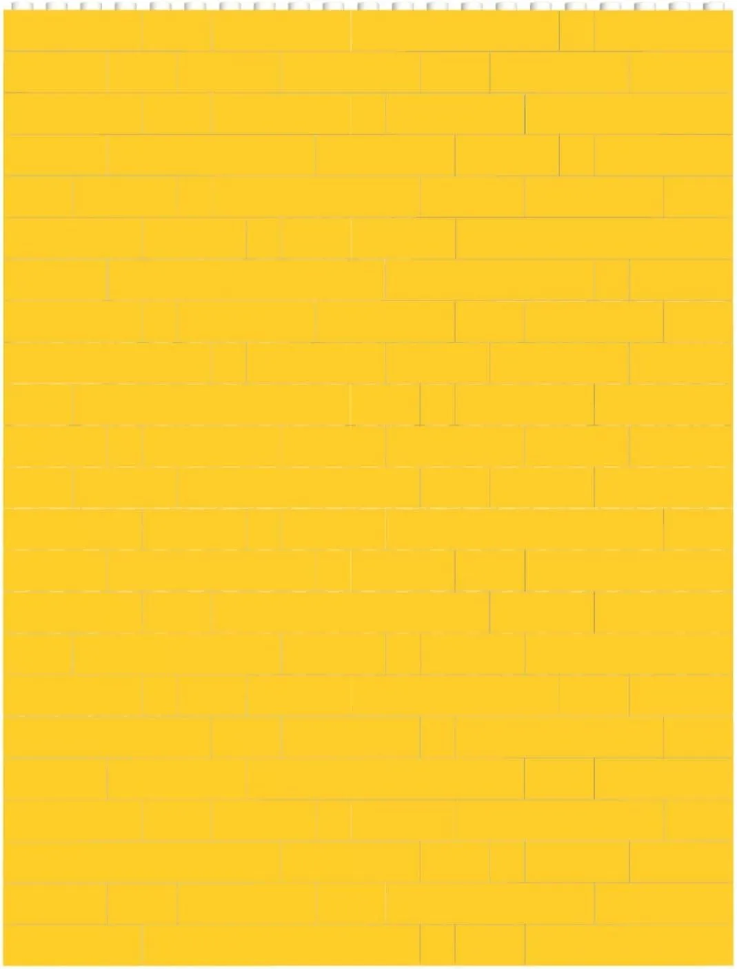 Milk Yellow Building Block Puzzle Personalized Building Bricks for Adults Block Puzzle Building DIY Brick Block Puzzles Valentine's Day Gifts for Home Decor Brick Puzzle