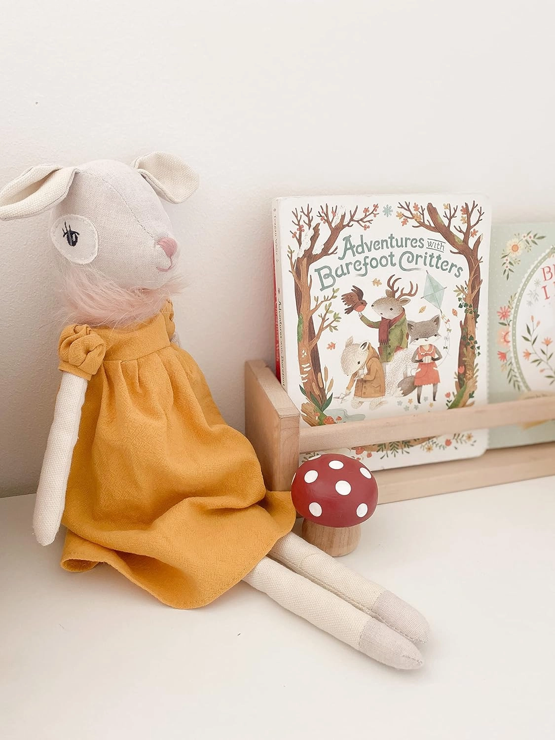 MON AMI Bambi Deer Stuffed Animal Doll - 17", Deer Plush Toy for Kids of All Ages, Use as Toy or Room Décor