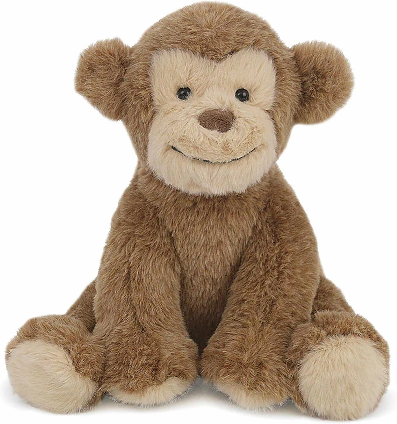 MON AMI Marvel The Monkey Plush Stuffed Animal – 8”, Soft & Cuddly, Use as Toy or Nursery Room Décor, Wild Animals, for Kids of All Ages