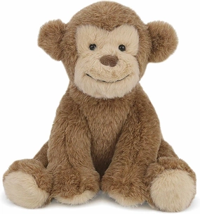 MON AMI Marvel The Monkey Plush Stuffed Animal – 8”, Soft & Cuddly, Use as Toy or Nursery Room Décor, Wild Animals, for Kids of All Ages