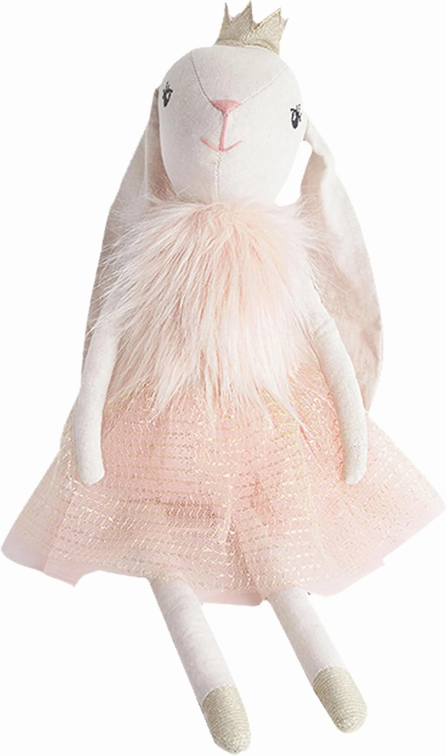 MON AMI Princess Bunny Stuffed Doll - 18", Soft & Cuddly Plush Animal Doll for Kids of All Ages, Use as Toy or Room Décor