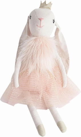 MON AMI Princess Bunny Stuffed Doll - 18", Soft & Cuddly Plush Animal Doll for Kids of All Ages, Use as Toy or Room Décor