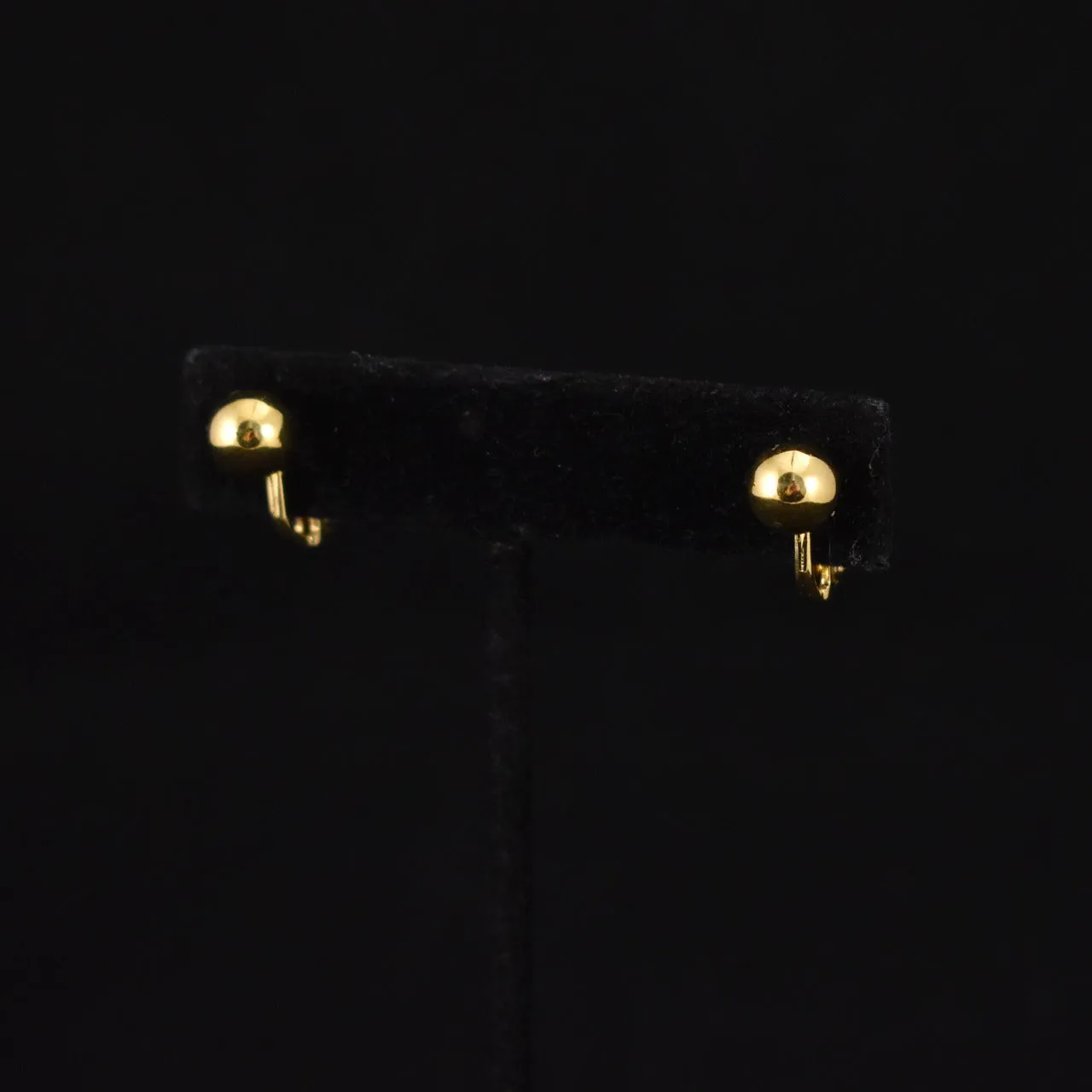 Monet Simple Gold Ball Earrings