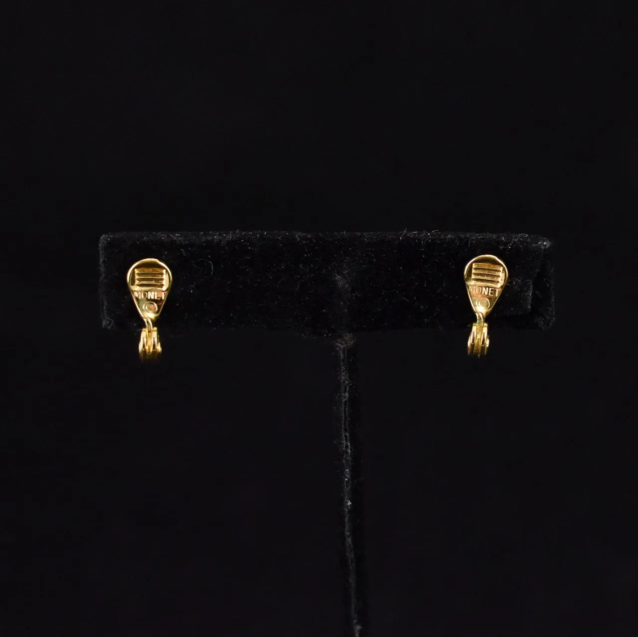 Monet Simple Gold Ball Earrings