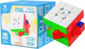 Monster Go 352M Mini 52mm Magnetic 3x3 Speed Cube Mini Size- Puzzle Magic Cube for Kids & Adults