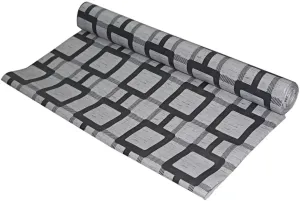 Mopak Decor Polyester Embroidered Fridge Mat & Cover – Gray, Pack of 1 (Model: 50045, Size: 45 x 600 cm)