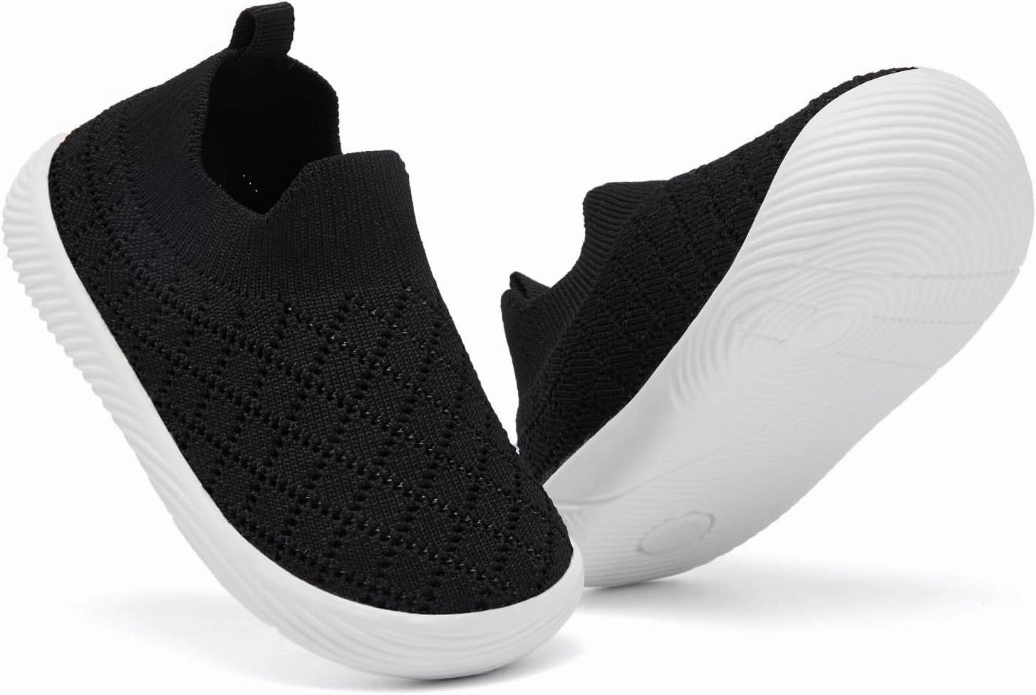 MORENDL Baby Shoes Toddler Walking Sock Shoes Non-Slip Breathable Boys & Girls Sneakers Infant Tennis Shoes