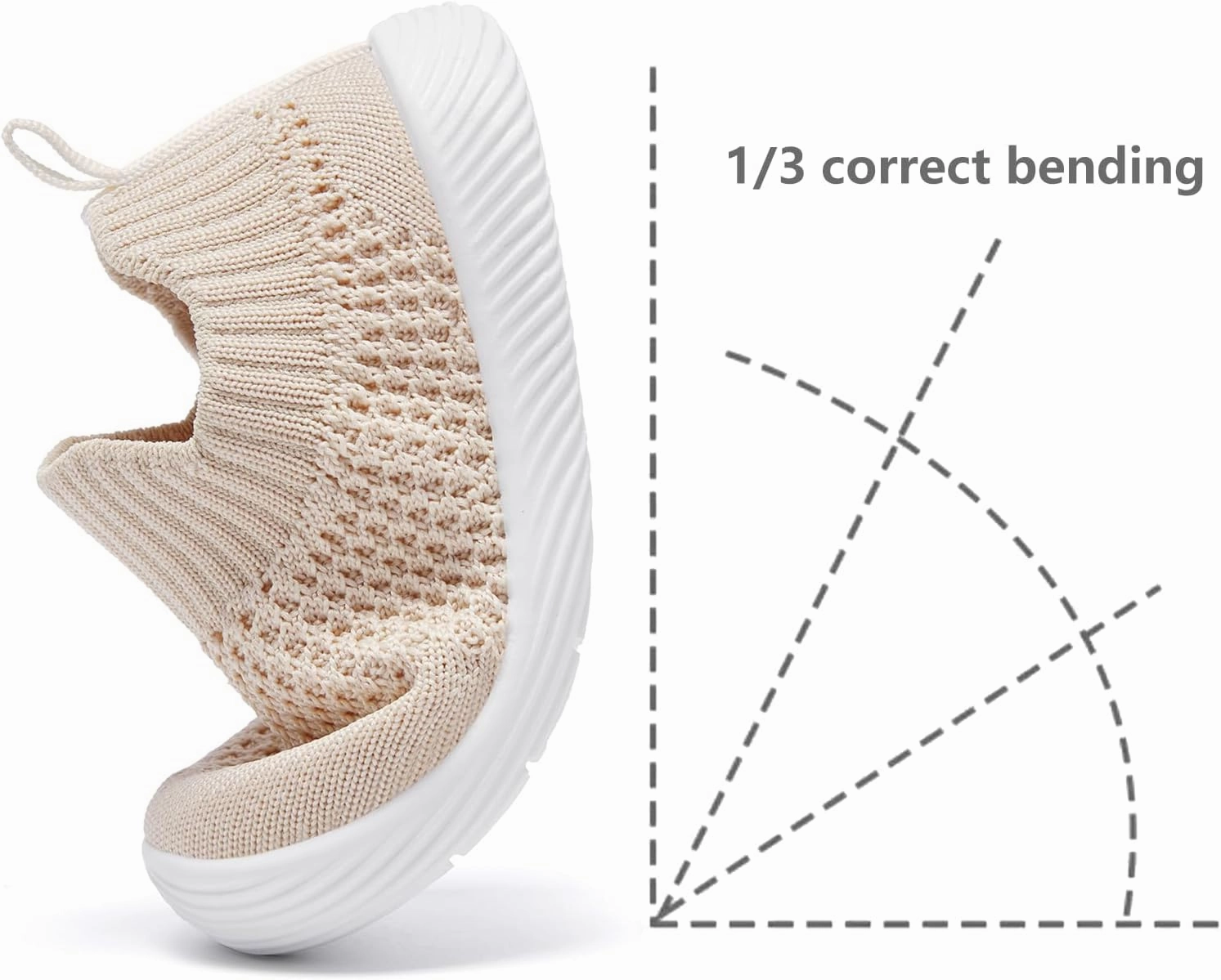 MORENDL Baby Shoes Toddler Walking Sock Shoes Non-Slip Breathable Boys & Girls Sneakers Infant Tennis Shoes